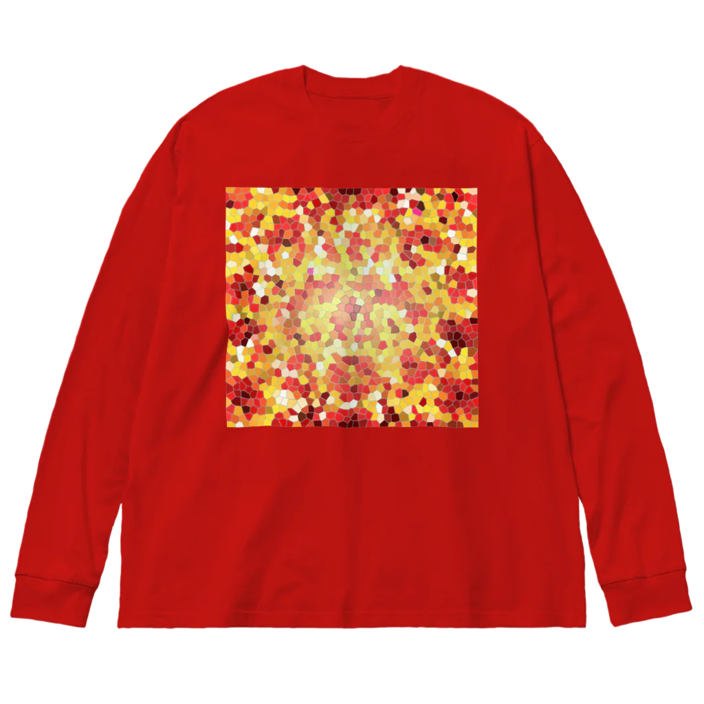  1st Shunzo's boutique のHealing mosaic ビッグシルエットロングスリーブTシャツ