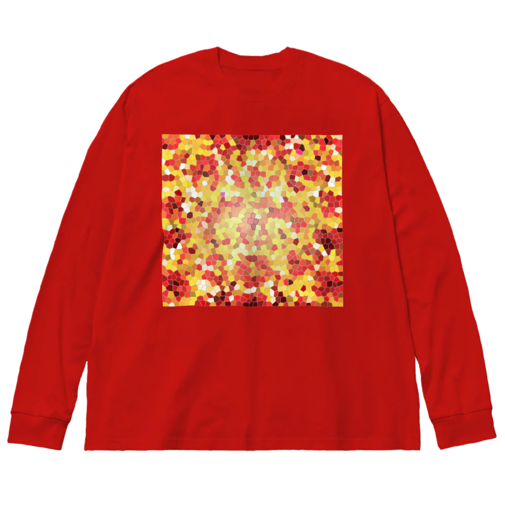  1st Shunzo's boutique のHealing mosaic Big Long Sleeve T-Shirt