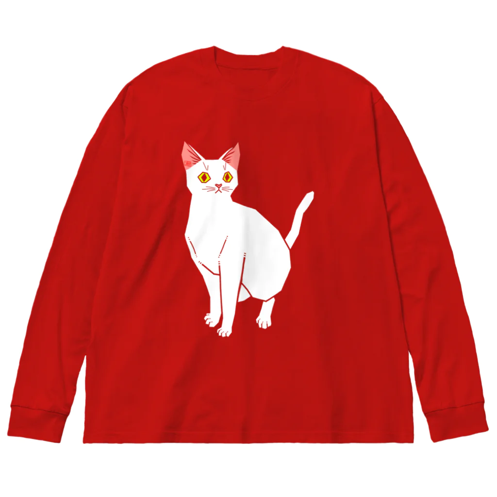 ねこの巣の白猫 Big Long Sleeve T-Shirt