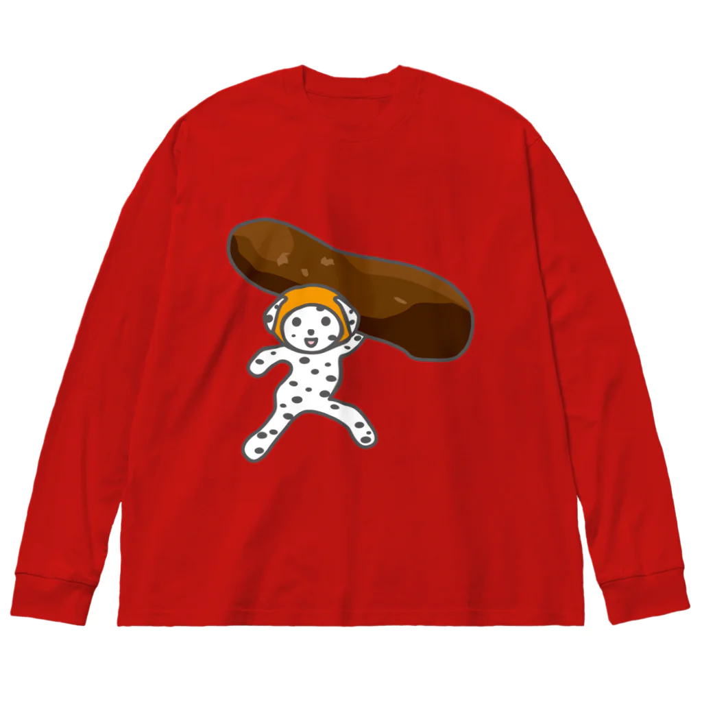 ヨープキャンが気になったのかりんとういぬ Big Long Sleeve T-Shirt