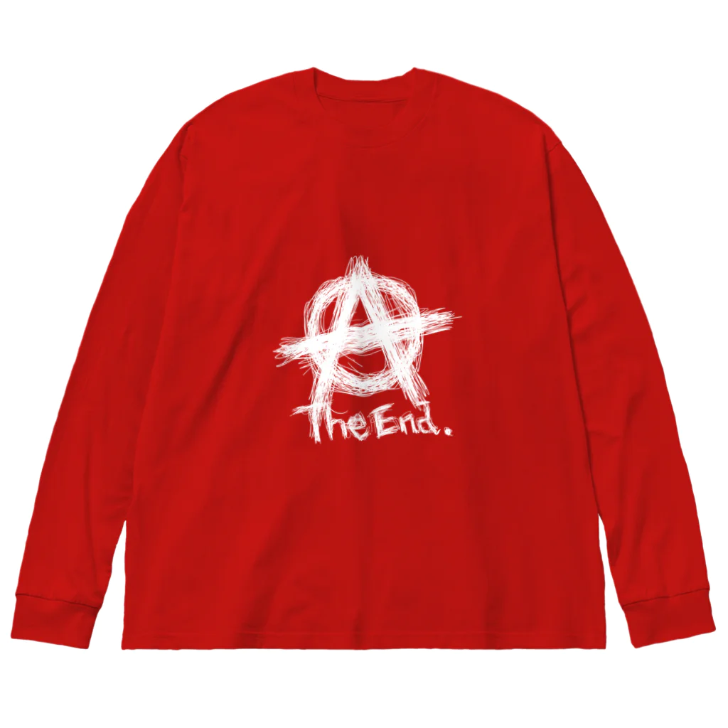 ZEN369のサークルA-THEEND(白文字) Big Long Sleeve T-Shirt