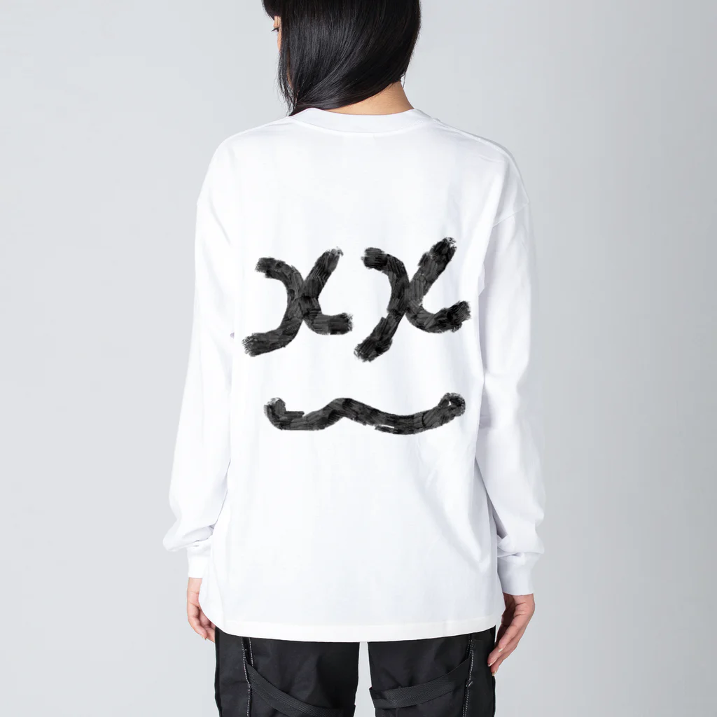 由々式会社らふらいんのバツニコ君【1期生：yuyushiki_origin】 Big Long Sleeve T-Shirt