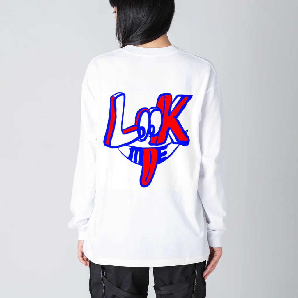 LaffinのLOOK ME！！ Big Long Sleeve T-Shirt