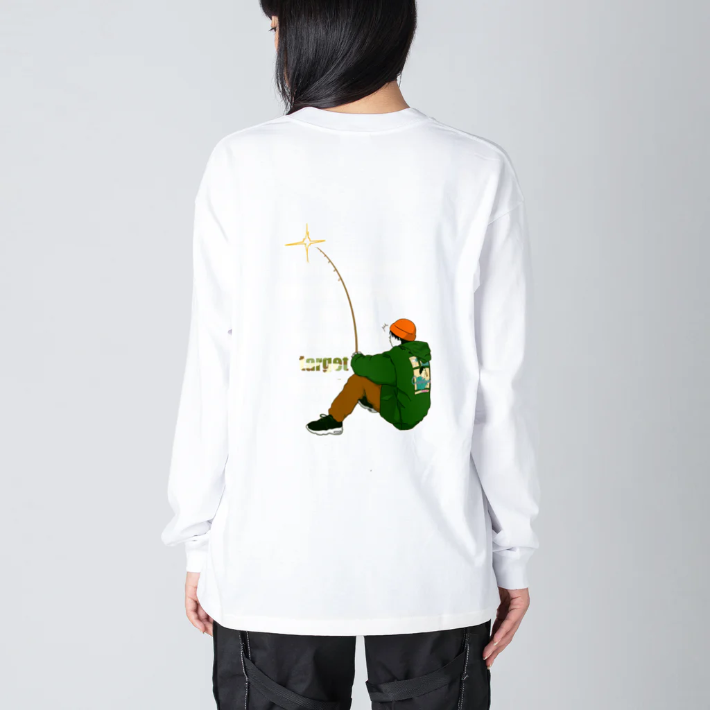 TarGet！のfishing boy Big Long Sleeve T-Shirt