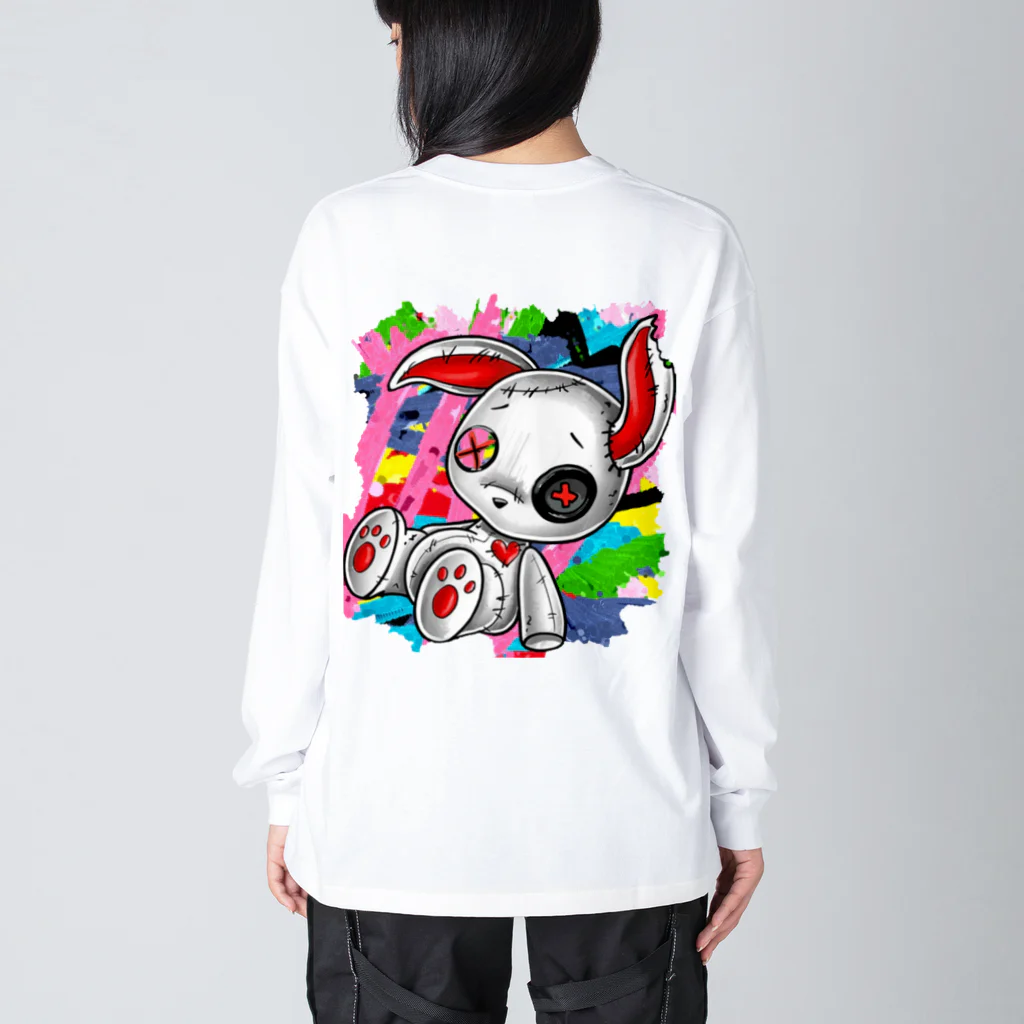 zombie6824のレインボーうさぴょん Big Long Sleeve T-Shirt