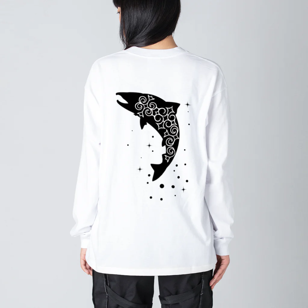 MONMONのkamuy cep peraykar Big Long Sleeve T-Shirt