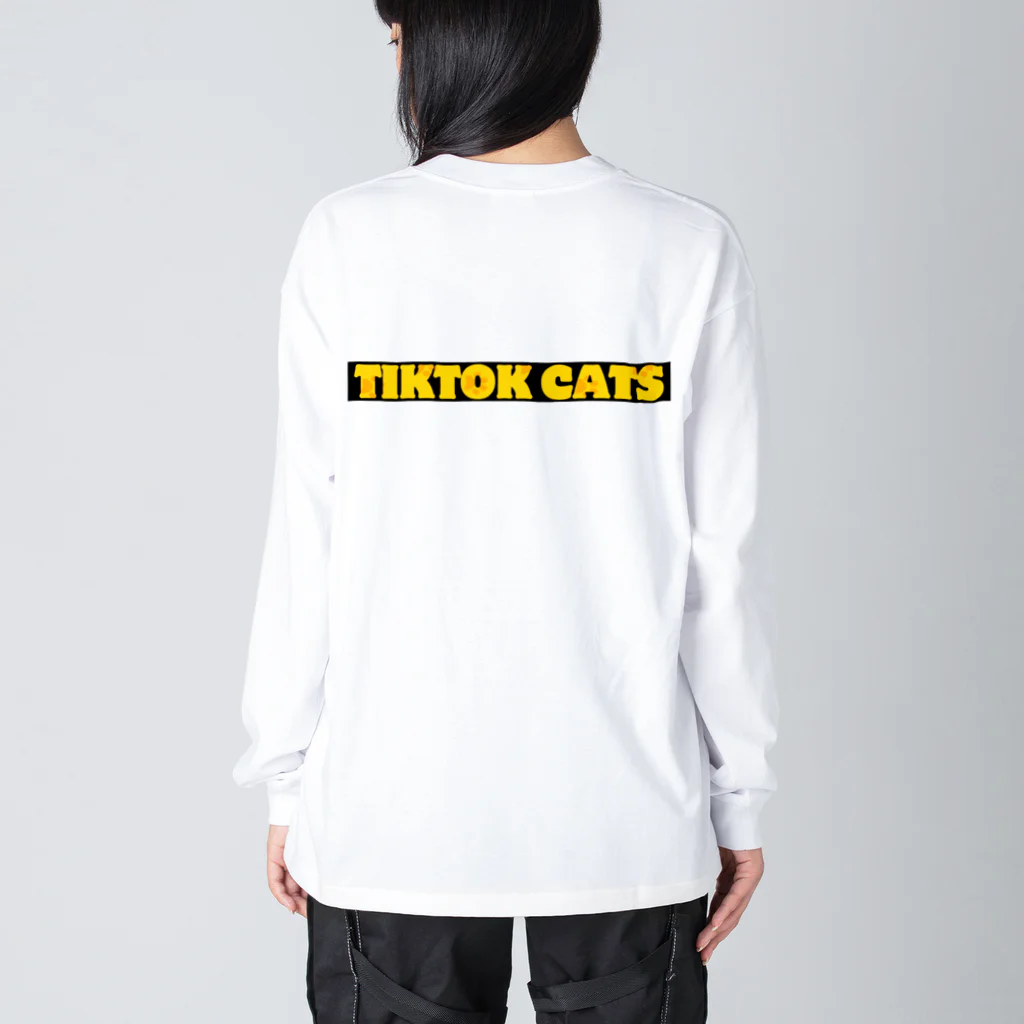 くぅTikTok猫部のTikTok猫部６にゃんビッグシルエットロンＴ Big Long Sleeve T-Shirt