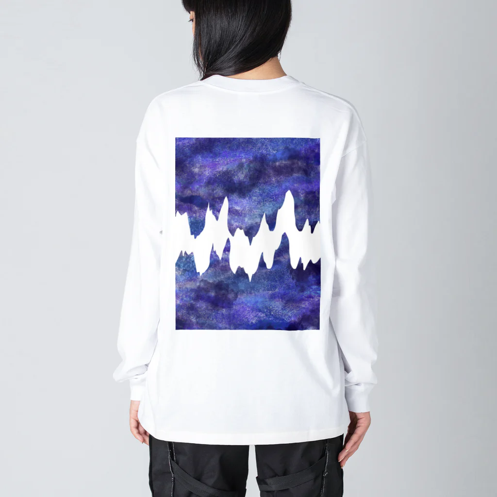 むくむにの青紫イメージ Big Long Sleeve T-Shirt