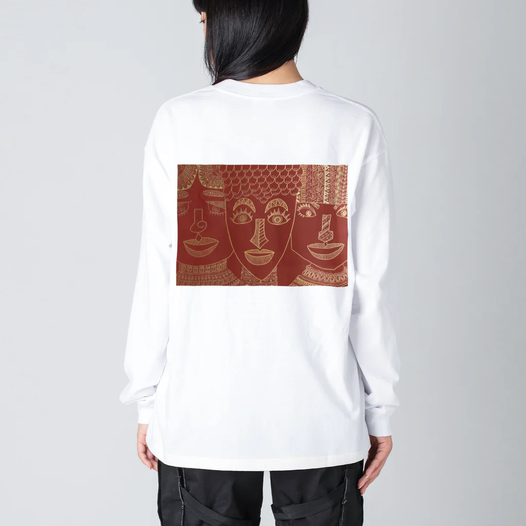 kana.ene-のdifferenece／違い Big Long Sleeve T-Shirt