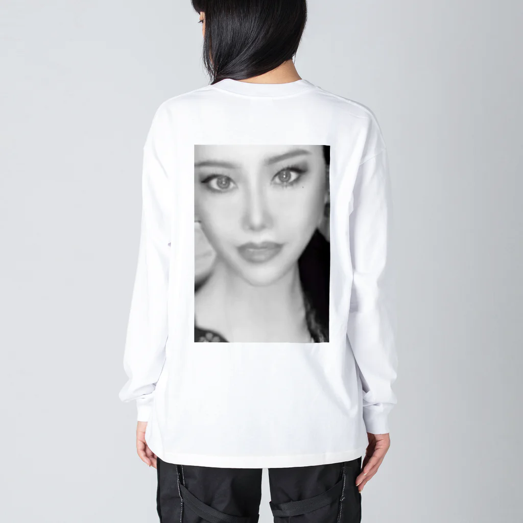 JADEのモノクロwatashi Big Long Sleeve T-Shirt