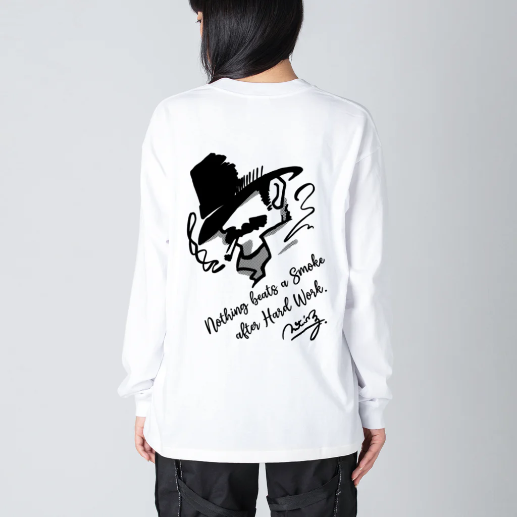 Andiamoの至福の一服（両面） Big Long Sleeve T-Shirt