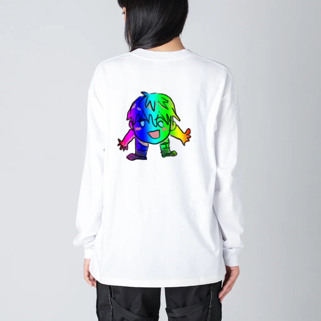 リタホワイト🧊🦢セルフ受肉的なの自画像くん Big Long Sleeve T-Shirt