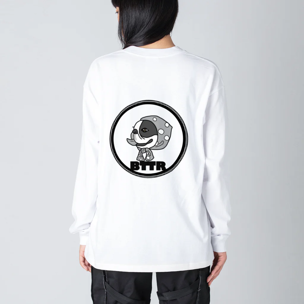 CHITOYAのほっかむりボストンテリア Big Long Sleeve T-Shirt