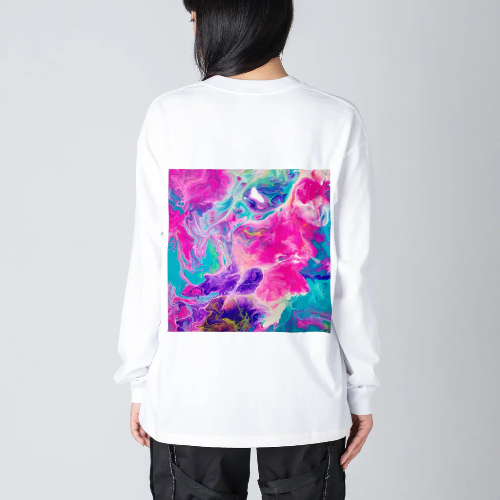 tanaのdrip【飴】 Big Long Sleeve T-Shirt