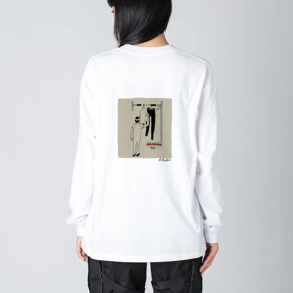 fullygumのmachine hogs Big Long Sleeve T-Shirt