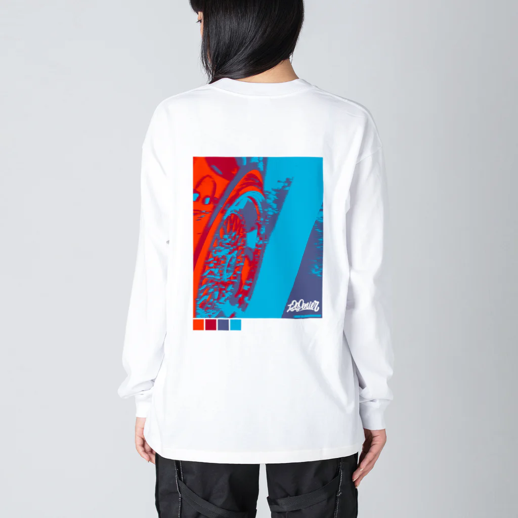 120DENIER Supply Clothingの"Baumgartner 'N' Brand" ビッグシルエットロングスリーブTシャツ