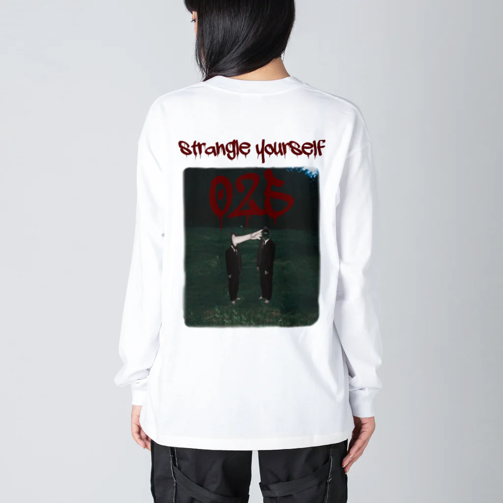 だっくのcollageart storeの025 eye Big Long Sleeve T-Shirt