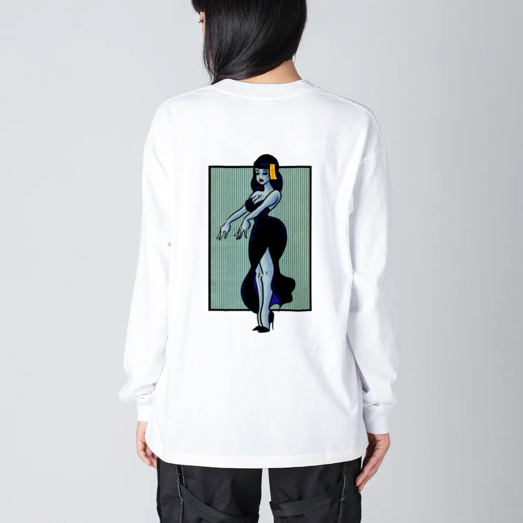 中華呪術堂（チャイナマジックホール）のキョンシーギャル Big Long Sleeve T-Shirt