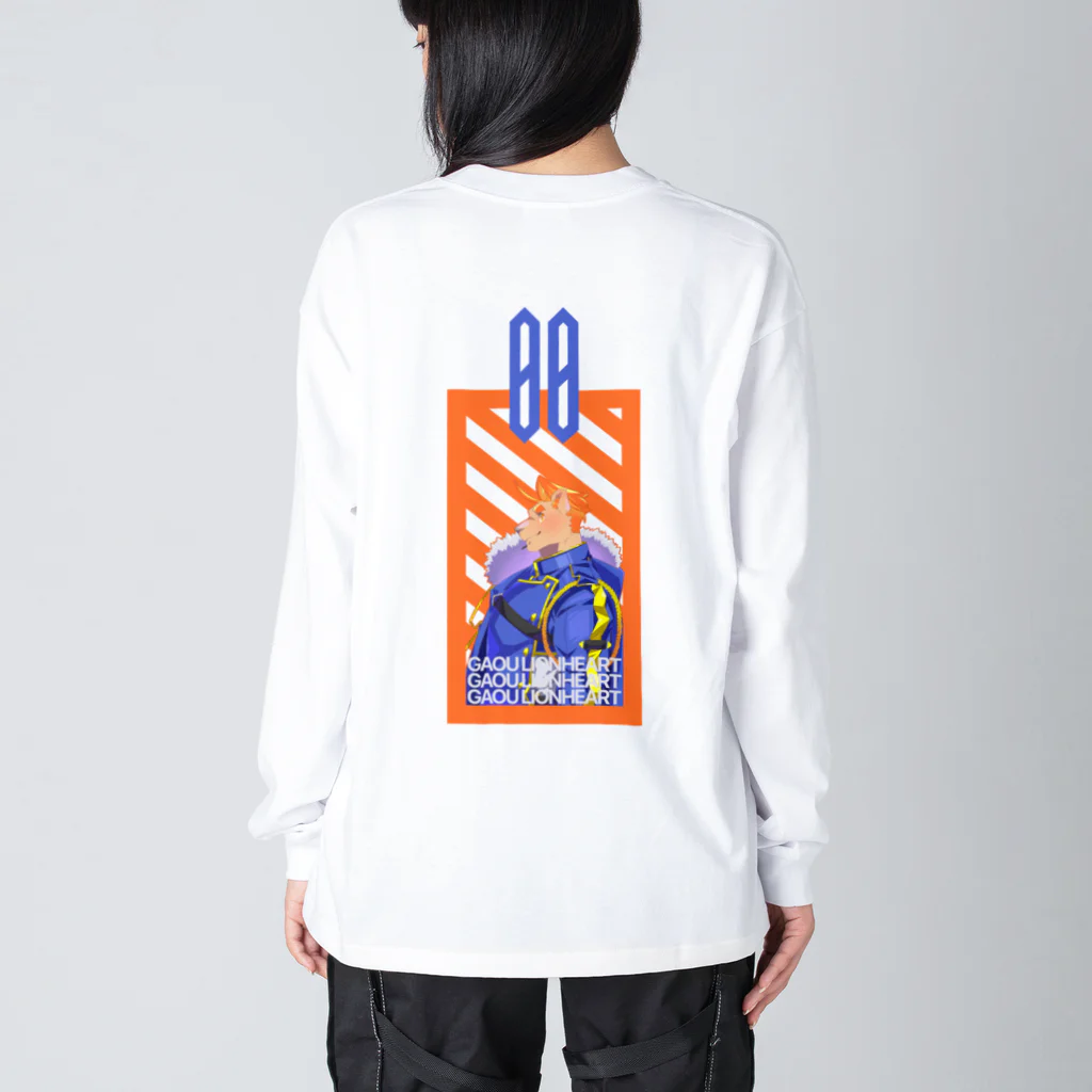 ガオウ ライオンハートのトテモカッコイイ＝ガオウクン Big Long Sleeve T-Shirt