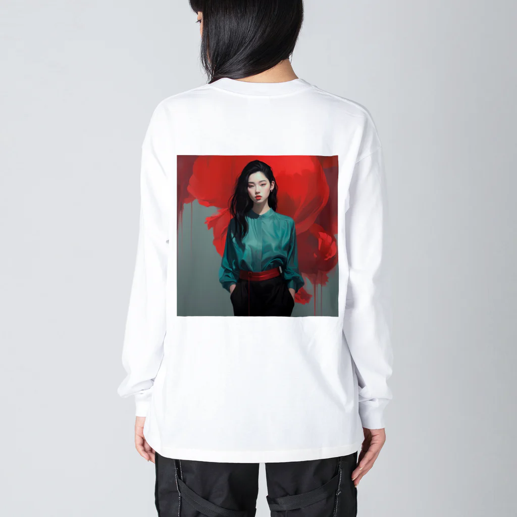 いい感じの服屋の紅一点 Big Long Sleeve T-Shirt