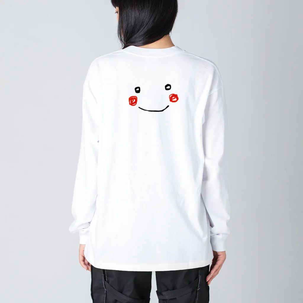 pinyako5502のニヤリくん ビッグシルエットロングスリーブTシャツ