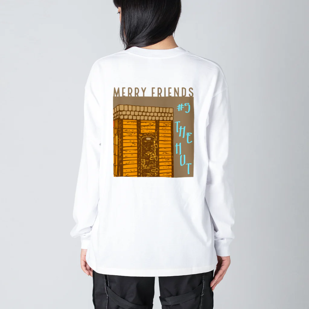 ANii's SquareのMerry Friends No.5 "The hut" Big Long Sleeve T-Shirt