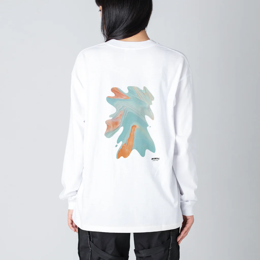 TAITAN Graphic & Design.の00.丘陵 / Kyuryo ビッグシルエットロングスリーブTシャツ