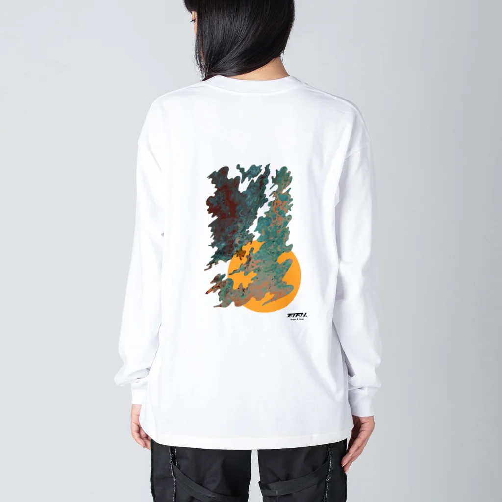 TAITAN Graphic & Design.の04.暗夜 / Anya  ビッグシルエットロングスリーブTシャツ