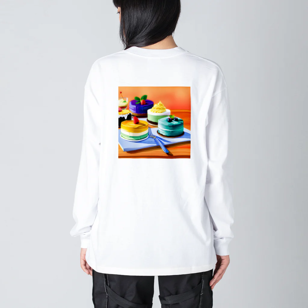 Egao  Creationsの至福のスウィーツ Big Long Sleeve T-Shirt