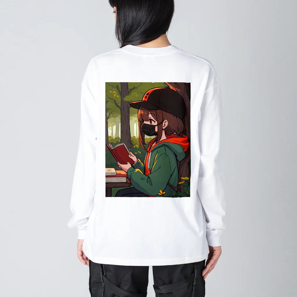 life_is_RPGの森の中の読書タイム Big Long Sleeve T-Shirt