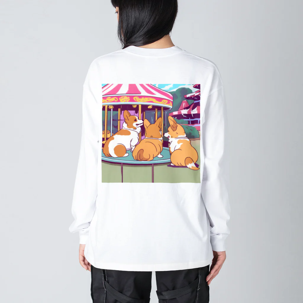 Cute dogsのI love my dogs Big Long Sleeve T-Shirt