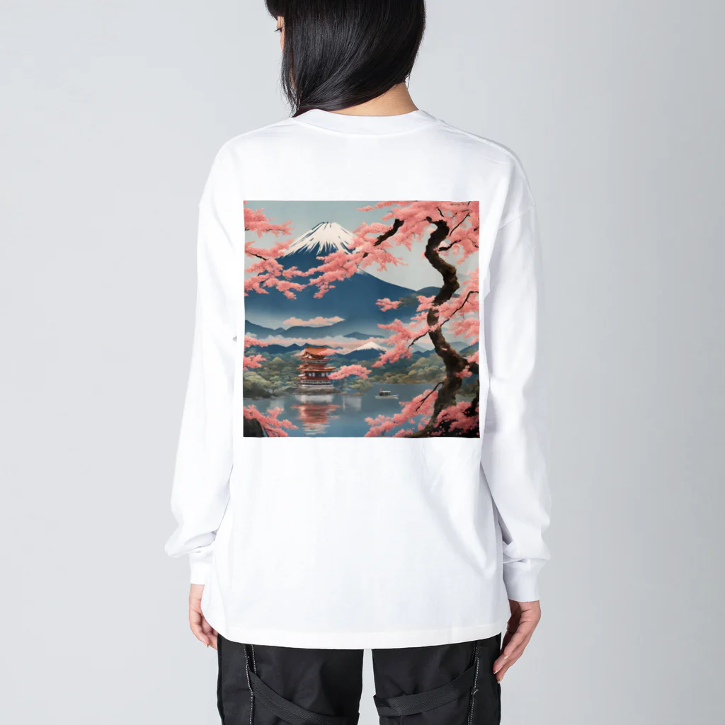 何これ屋の和シリーズ Big Long Sleeve T-Shirt