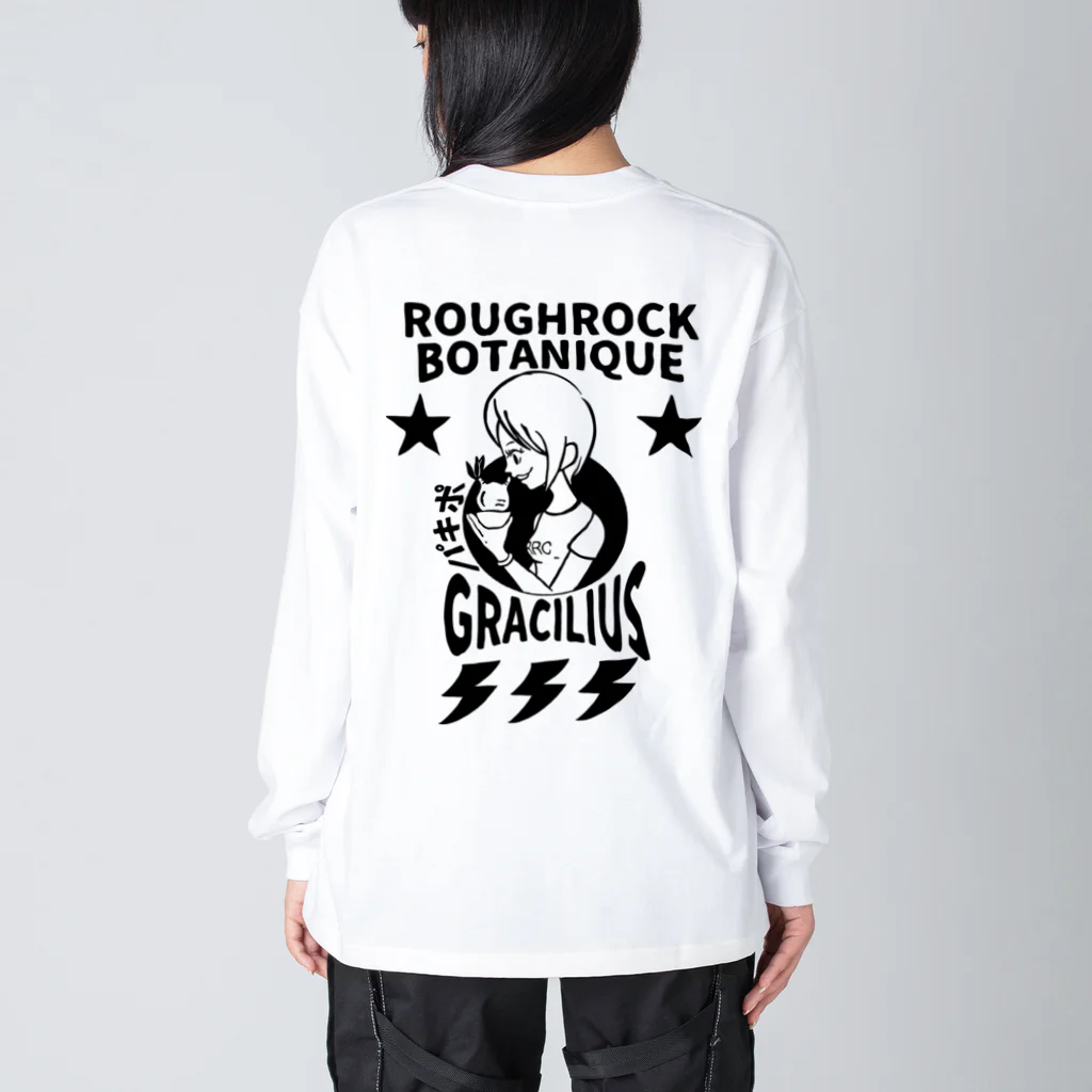 ROUGHROCKCLOTHINGのパキポガール ビッグシルエットロングスリーブTシャツ