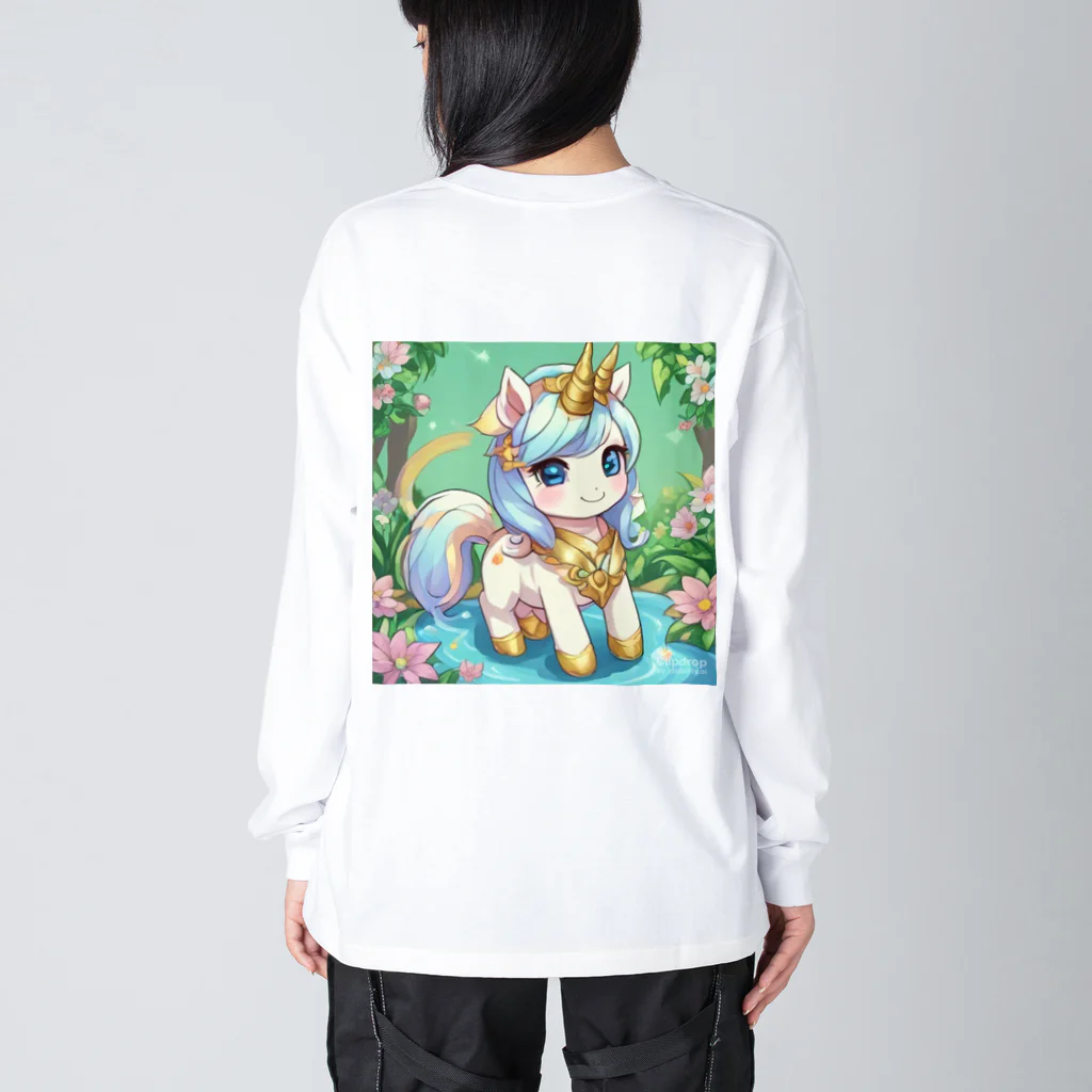 karekore_のかわいいユニコーンのみこ Big Long Sleeve T-Shirt