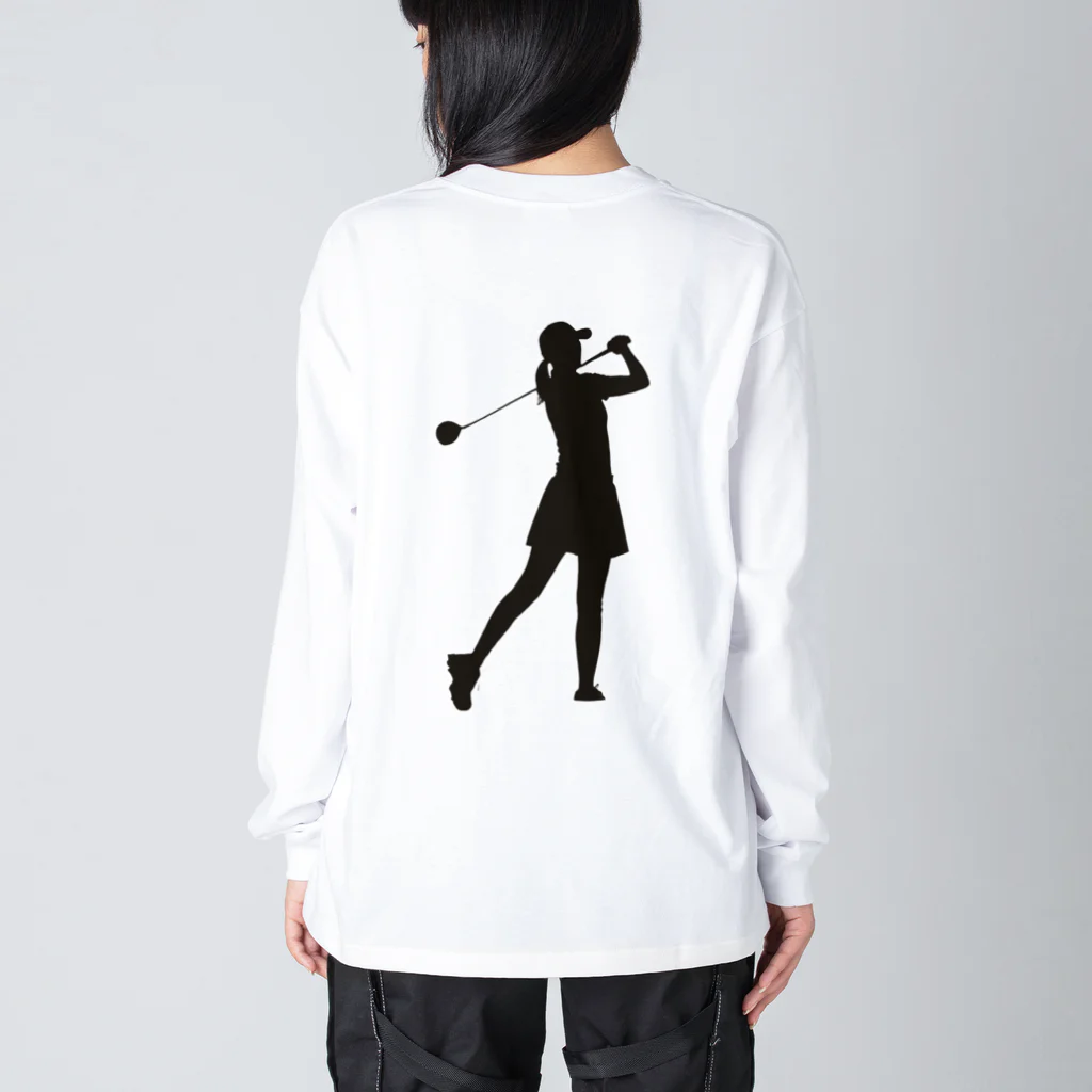 ぱんだまんのシャドーゴルフ（WOMEN) Big Long Sleeve T-Shirt