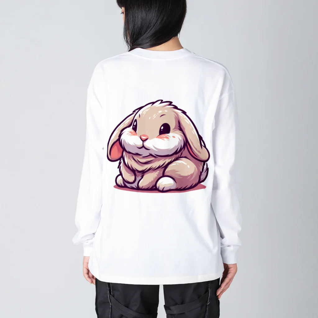 jir0-のふわふわうさぎ Big Long Sleeve T-Shirt