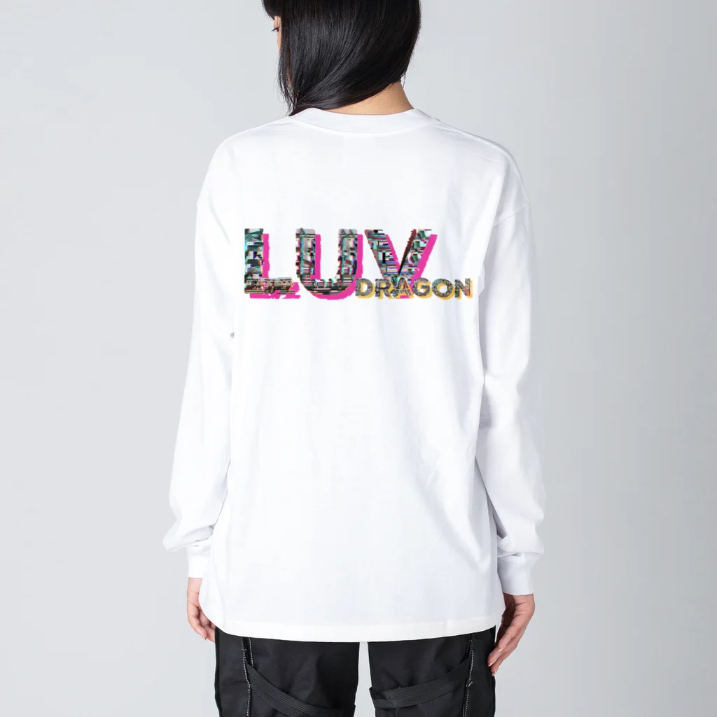 もぐおのLUV DRAGON ビッグシルエットロングスリーブTシャツ