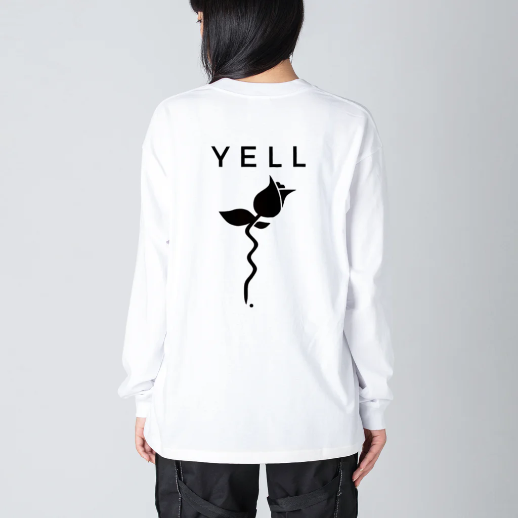 kpqrstuのYELL ビッグシルエットロングスリーブTシャツ