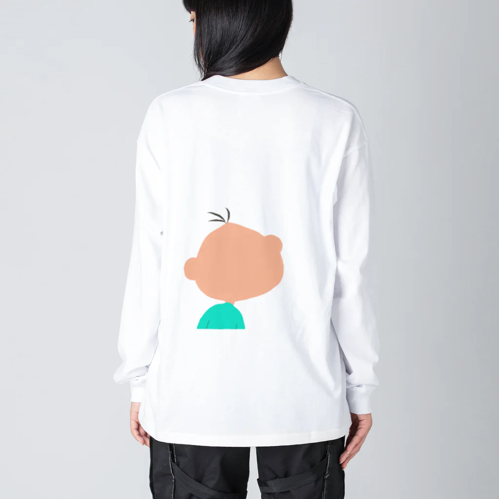 ザ☆めんまのお店の笑太郎（えみたろう） Big Long Sleeve T-Shirt