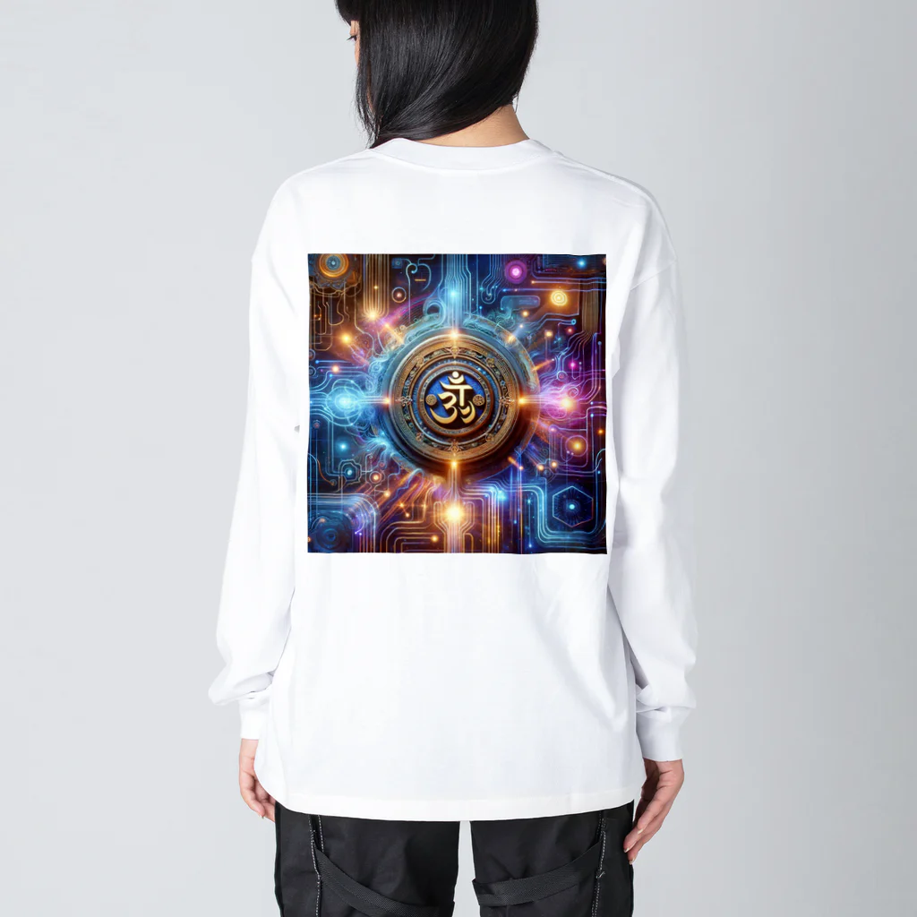 itohmaの梵字＋AI Big Long Sleeve T-Shirt