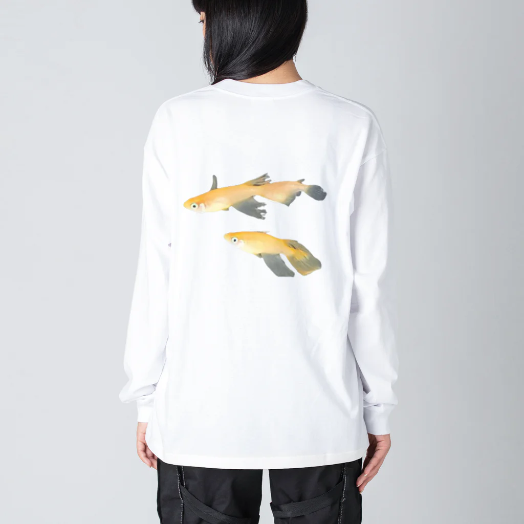 negiNegiの三匹のメダカ（楊貴妃） Big Long Sleeve T-Shirt