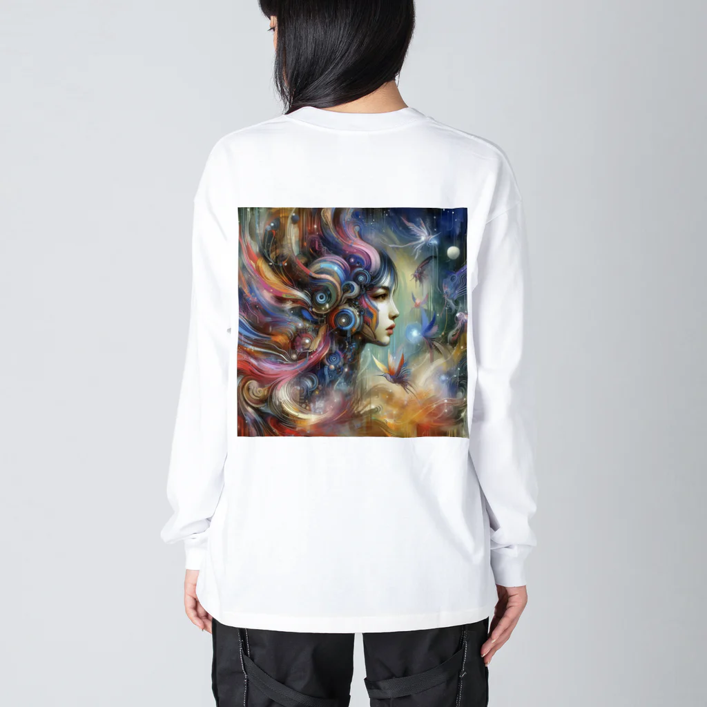 omotiyasandayoの未来女性 Big Long Sleeve T-Shirt