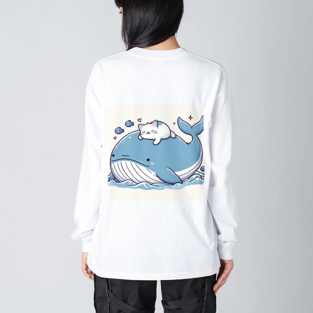 ニャーちゃんショップの眠りネコ Big Long Sleeve T-Shirt