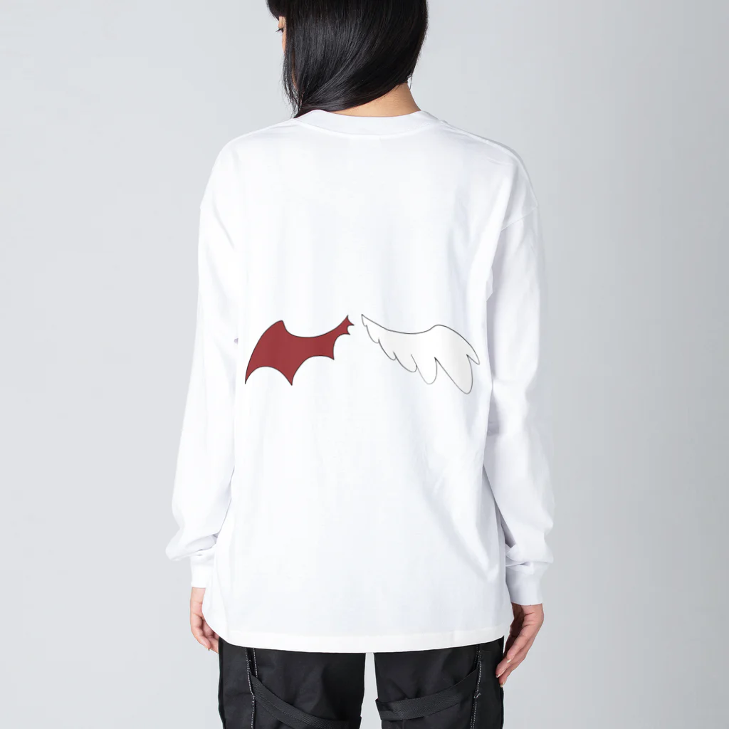 うさぎ喫茶店の天使うさぎと悪魔くま Big Long Sleeve T-Shirt