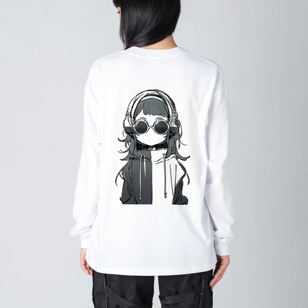 owl's shopのツートーンしてみたり Big Long Sleeve T-Shirt