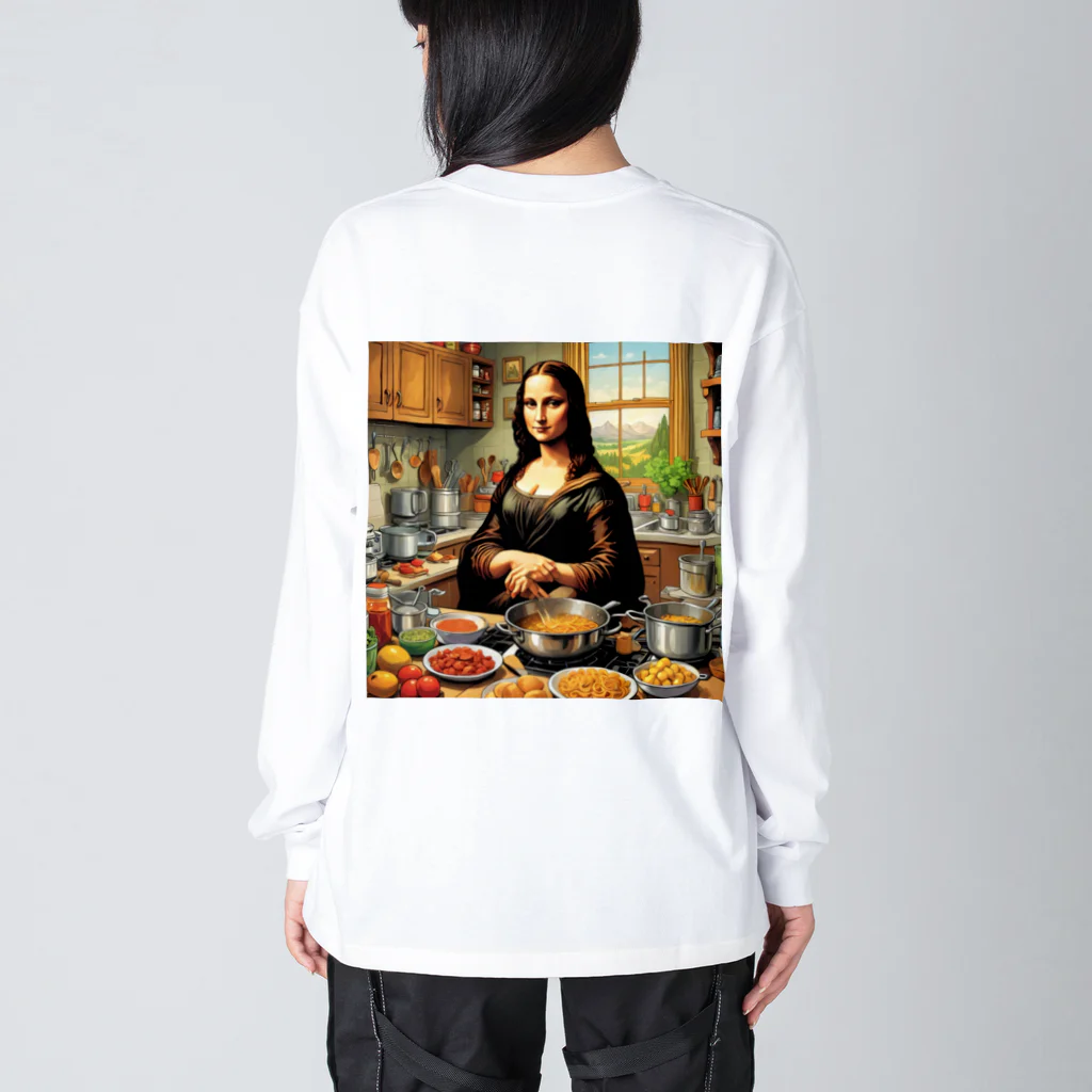 Ryooooooooooooooの料理するモナ・リザ Big Long Sleeve T-Shirt