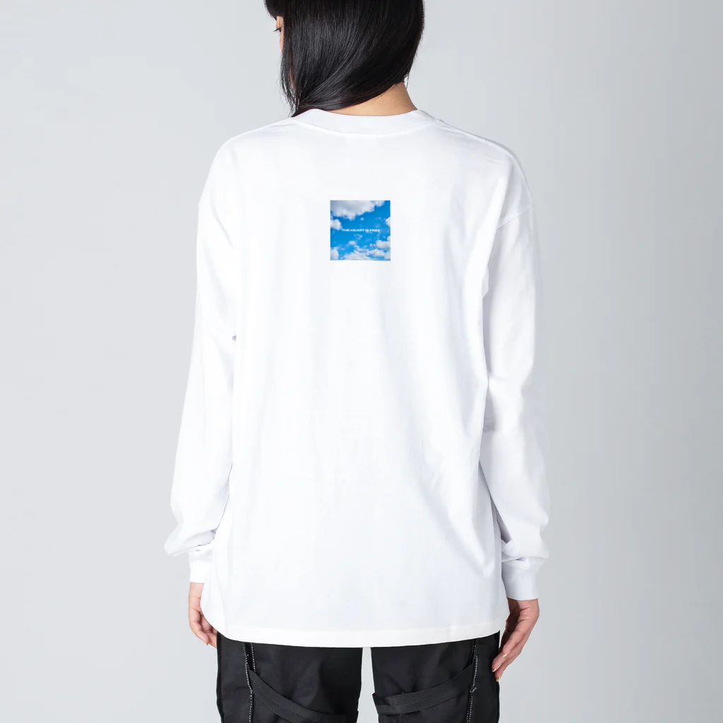 Tail of happiness.のココロだけはいつも自由 ビッグシルエットロングスリーブTシャツ