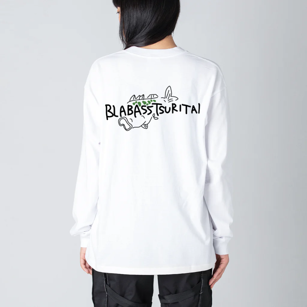 comaoのブラックバス　ブラバス Big Long Sleeve T-Shirt