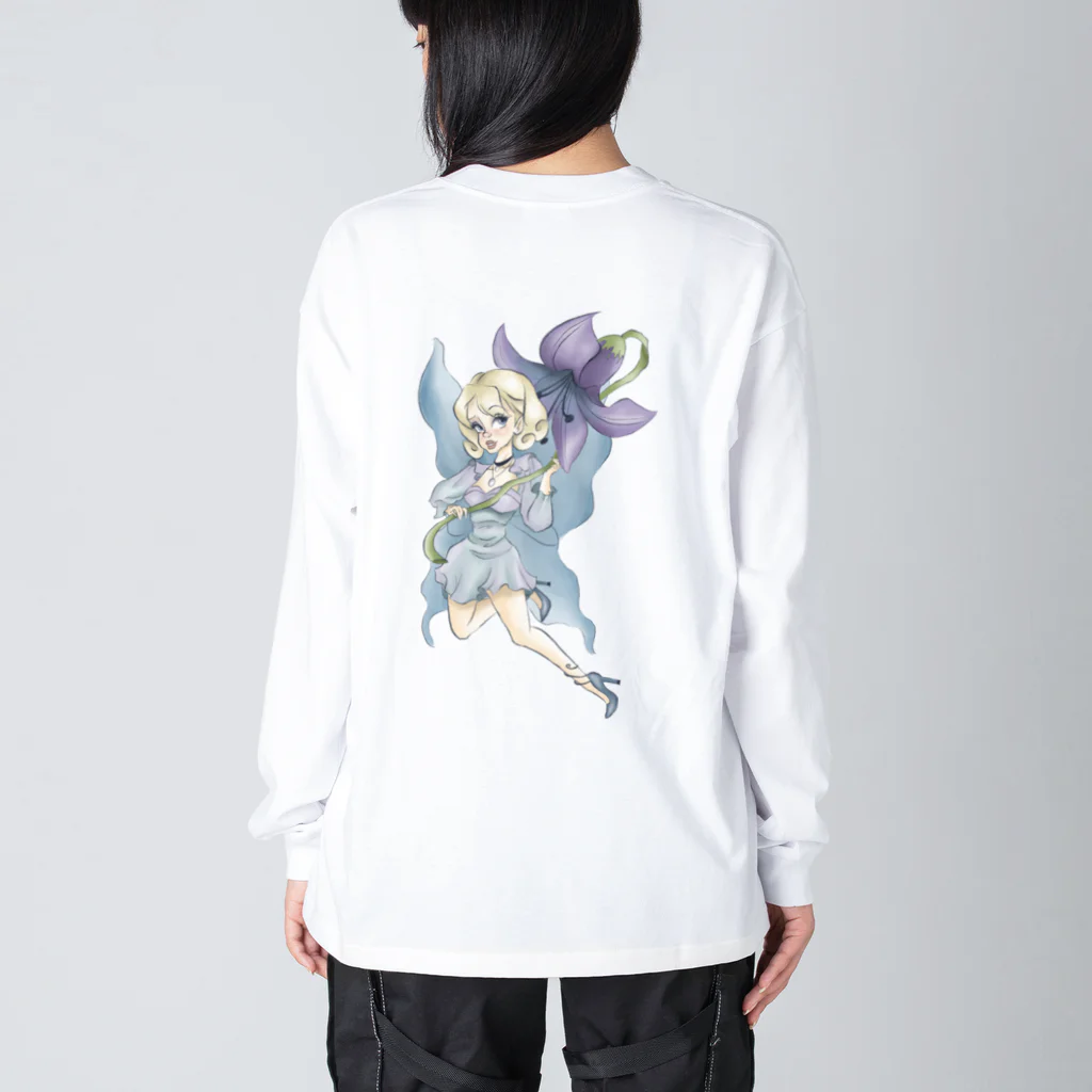 Earl Grey tea timeのCharlotte（シャーロット） Big Long Sleeve T-Shirt