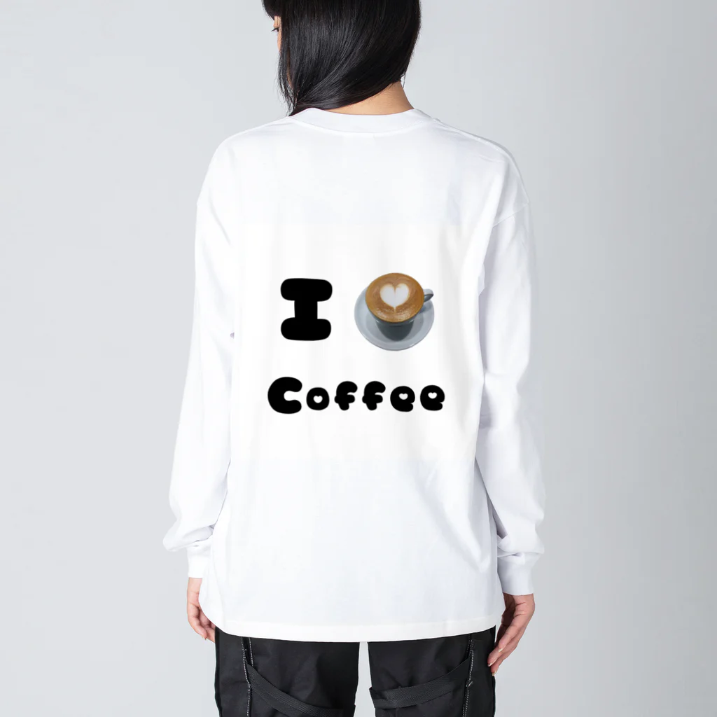 BIMAMECOFFEEのI♡coffee Big Long Sleeve T-Shirt